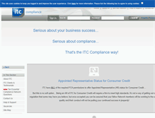 Tablet Screenshot of itccompliance.co.uk